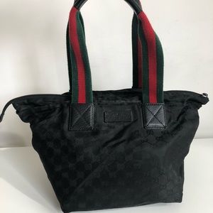 GUCCI - Monogram Medium Tote Black